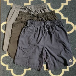 Lot of 3 Reebok Training Shorts